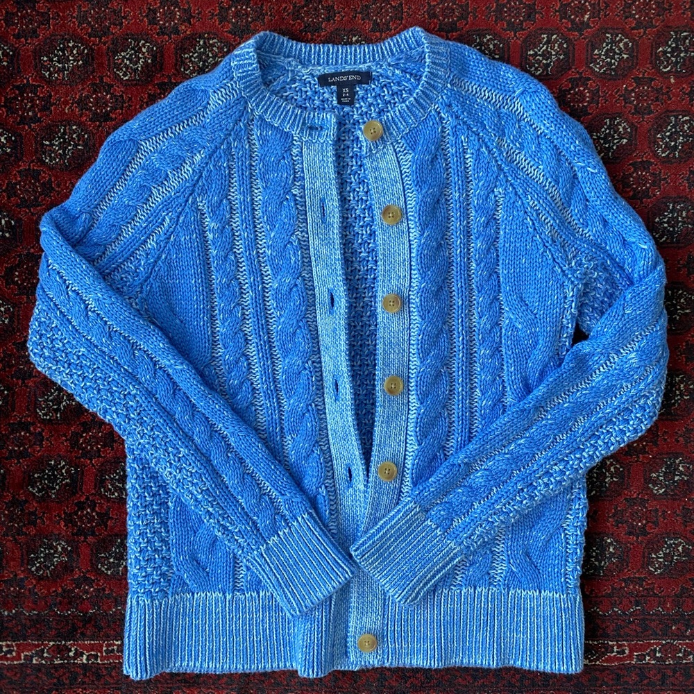 Lands’ End Chunky Cardigan